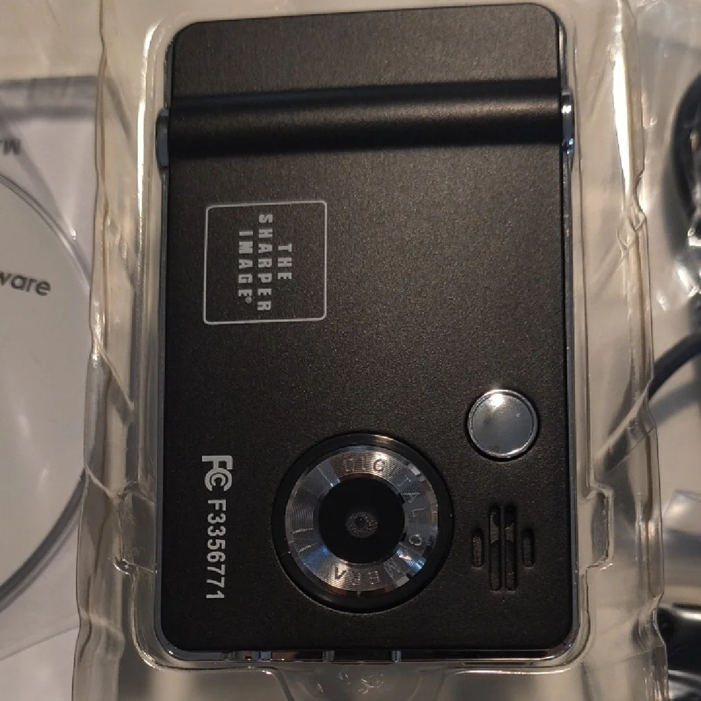 Sharper Image Black Portable Camcorder